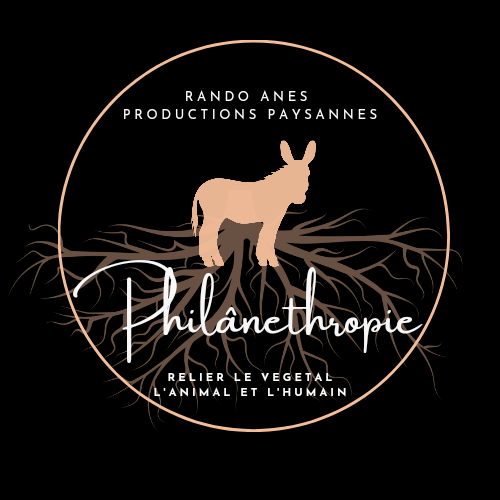 Logo Philânethropie : rando ânes et productions paysannes